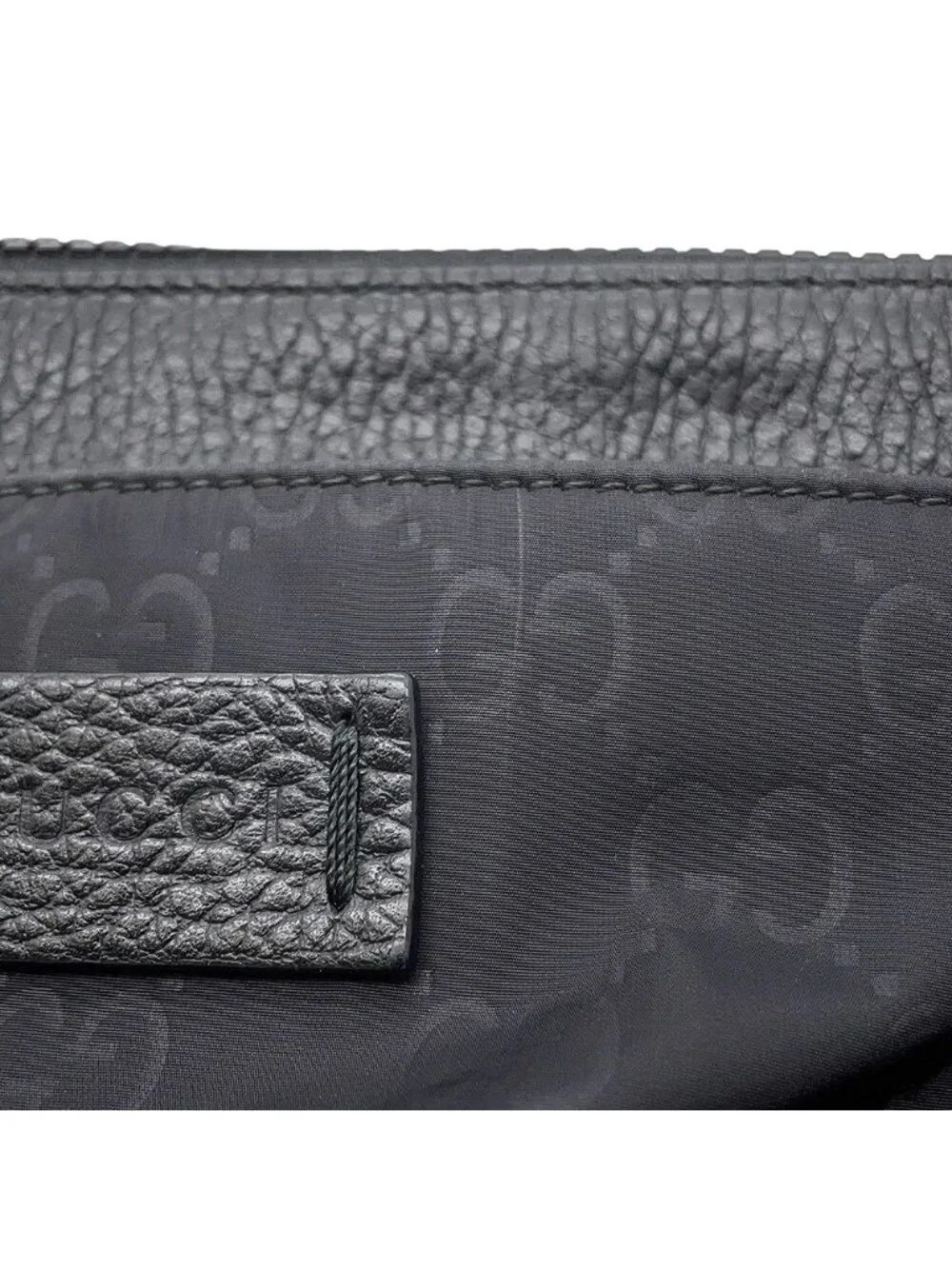 Gucci Shoulder Bag GG Nylon Black